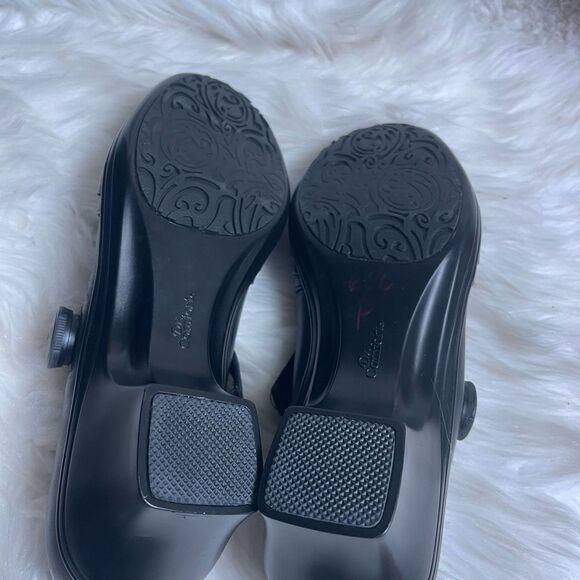 Dr Comfort Cindee Leather Black Mary Jane wedge 2” heels BOA System SZ10W - Picture 9 of 10